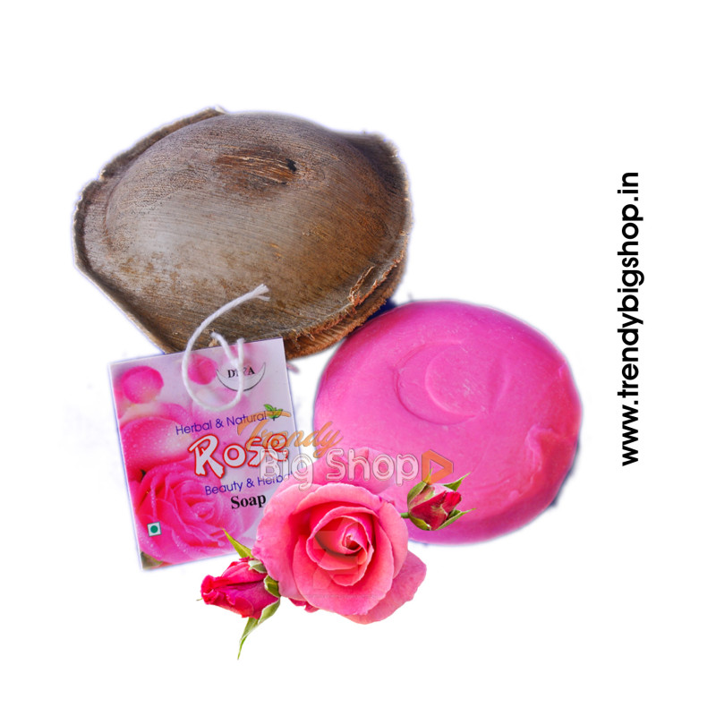Rose Soap, Handmade Natural Herbals Rose Soap Online shop, Pack of 3