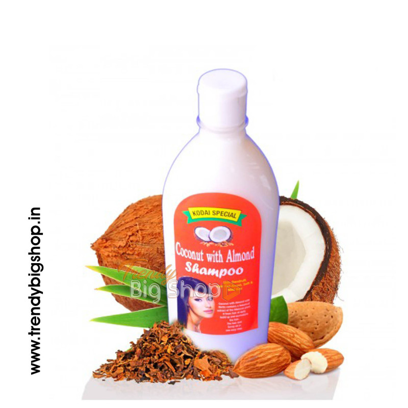 Coconut With Almond shampoo, 500ml, Natural Hair fall Product Online shop Kodai