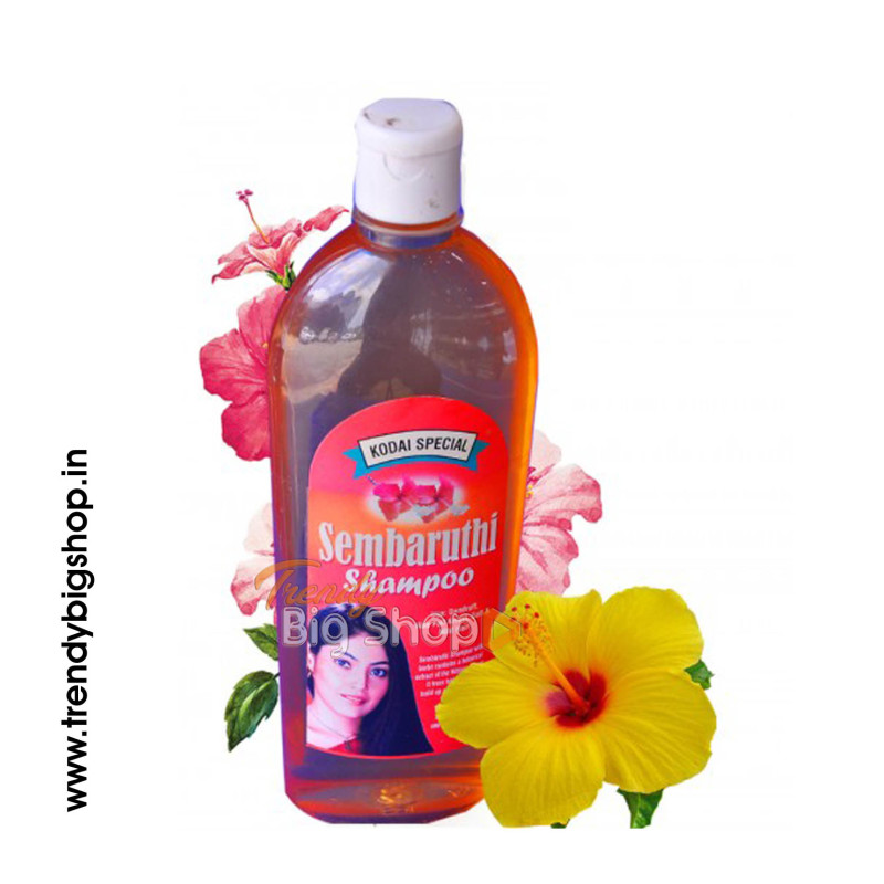 Hibiscus Shampoo, 200ml, Natural Organic sembaruthi shampoo in Online shop