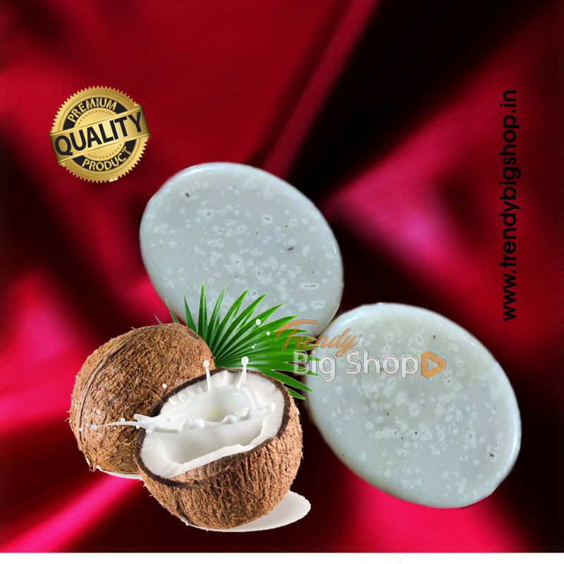 Coconut Milk Bar, Organic Hair Care Soap, Fresh Homemade Organic Soap, chemical free, Pure and Natural Herbal Handmade Soap Online
