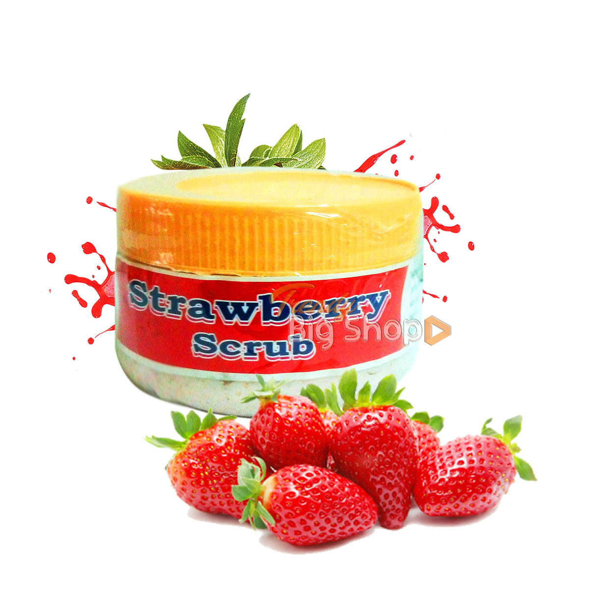 Strawberry Scrub 250gm Natural Strawberry Face Scrub product in online shop