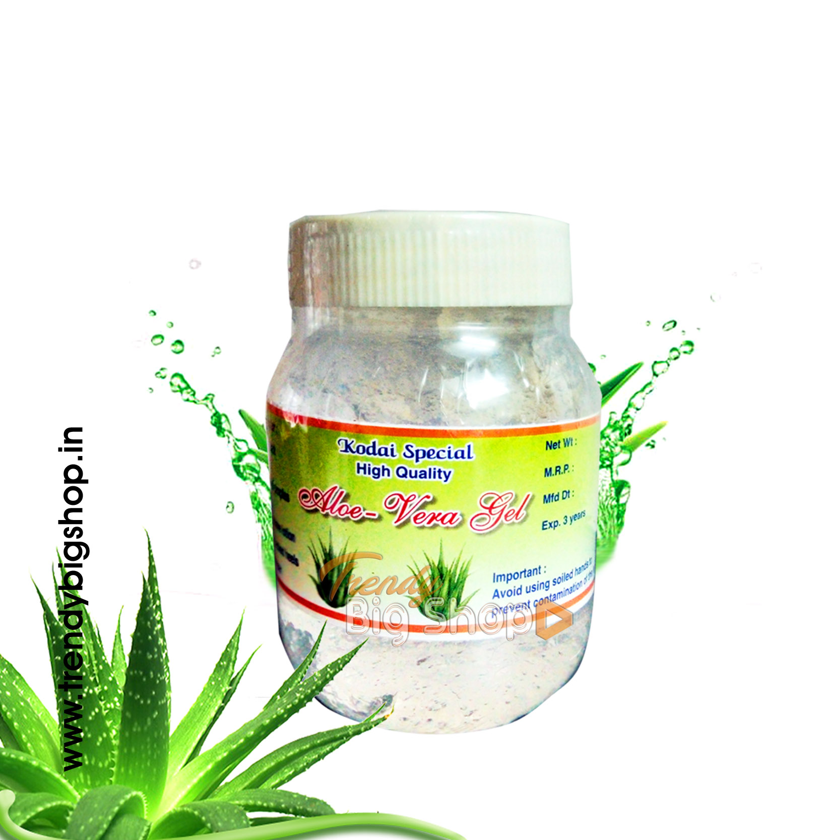 Aloe vera Gel, Natural and Pure Organic Aloevera product in Online Kodaikanal, 250gm